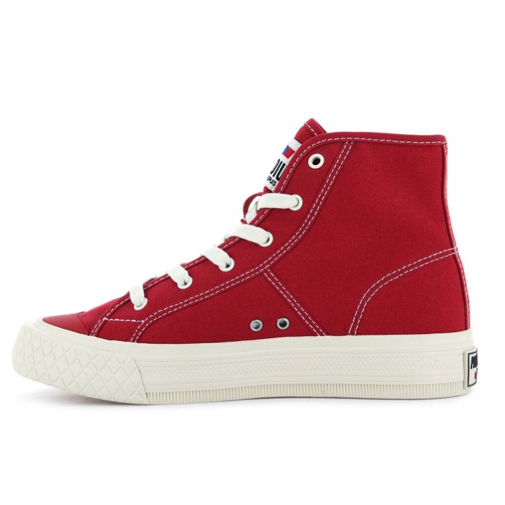 Palladium Palla Louvel High Tops Sneakers Dames Rood | NL 32NMHWX